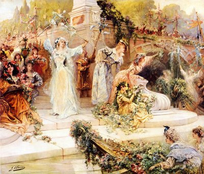 The Party by Georges Clairin